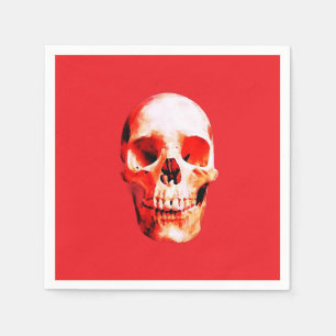 Skull Pop Kunstmalerei Serviette