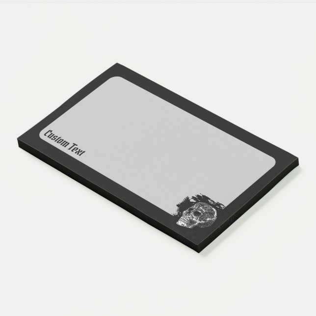 Skull Post-it-Hinweise Post-it Klebezettel (angewinkelt)