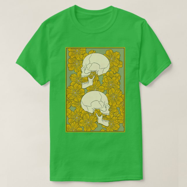 Skull-Profil T-Shirt (Design vorne)