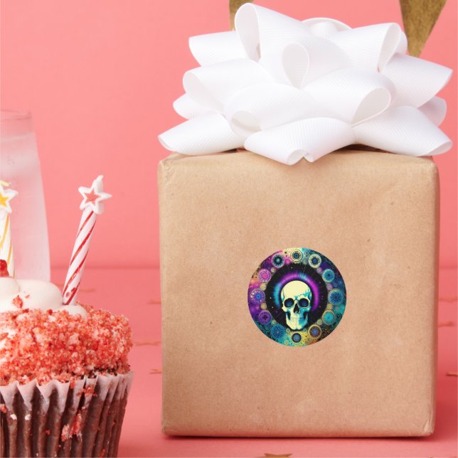 Skull Psychedelics Sticker (Party)