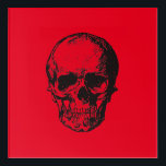 Skull Red Pop Art Acryl Wandkunst<br><div class="desc">Pop Art Style Skull Digital Art Malerei</div>