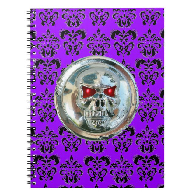 SKULL RIDERS DAMASK NOTIZBLOCK (Vorderseite)