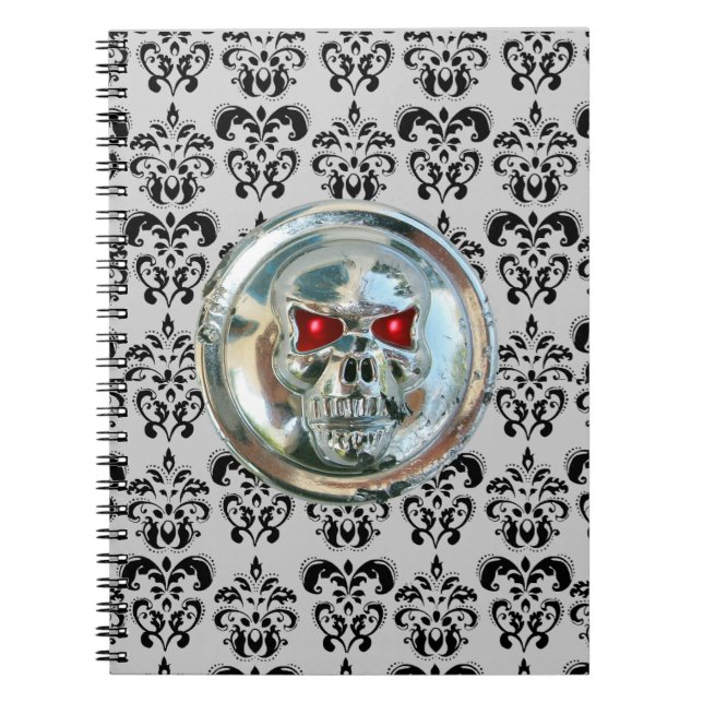 SKULL RIDERS DAMASK NOTIZBLOCK (Vorderseite)