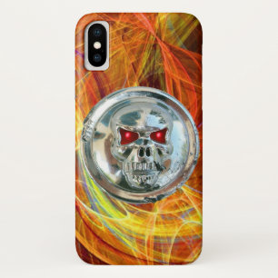 SKULL RIDERS Gelborange Fraktal Wirbel title_seo2