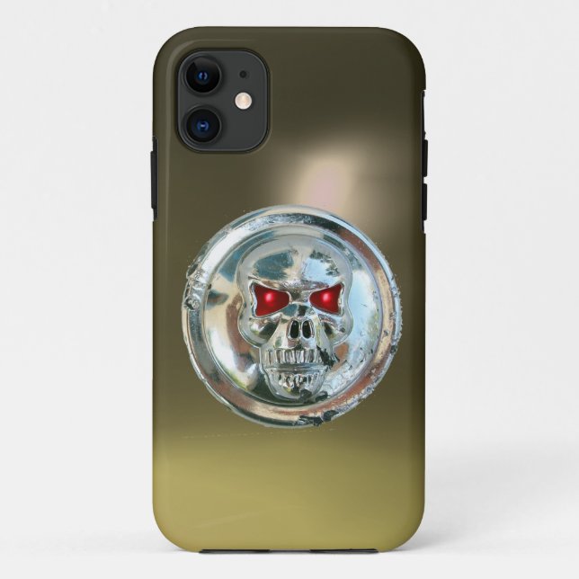 SKULL RIDERS grau Case-Mate iPhone Hülle (Rückseite)