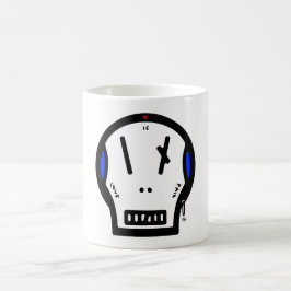 Skull sagt: "Liebe ist Schmerz" Kaffeetasse