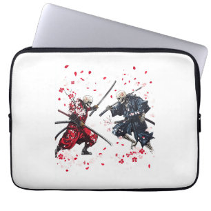 Skull Samurai Duel Laptopschutzhülle