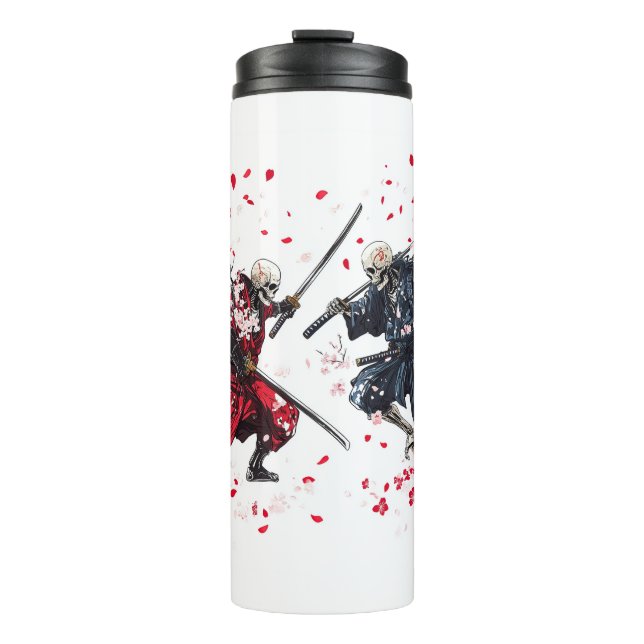 Skull Samurai Duel Thermosbecher (Vorderseite)