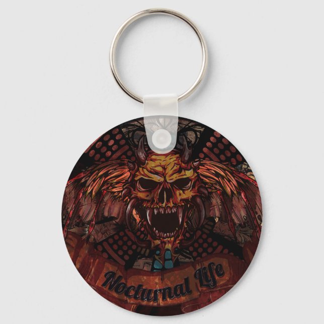 Skull Schlüsselanhänger (Vorderseite)