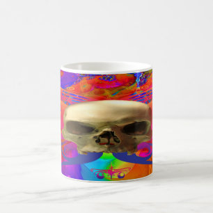 Skull-Schmetterling in Farbe Kaffeetasse