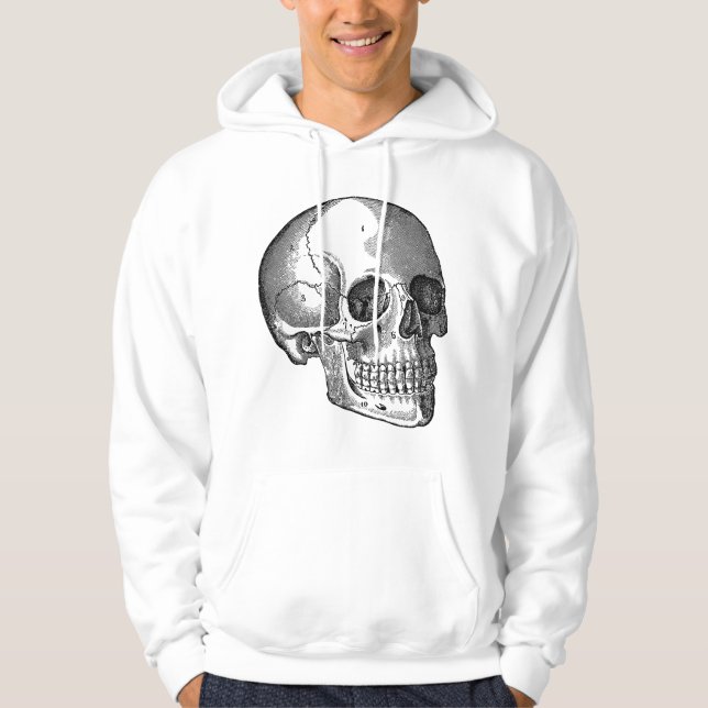 Skull - Schwarz Hoodie (Vorderseite)