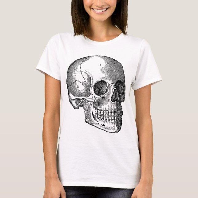 Skull - Schwarz T-Shirt (Vorderseite)