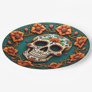 💀 🎉 Skull & Serve, die Día de los Muertos Pappteller