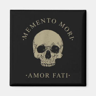 Skull Shirt für Männer und Frauen, Memento Mori St Magnet