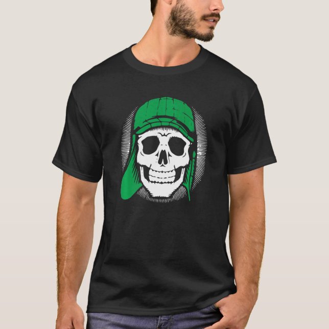 Skull Soldier Dia De Los Muertos Cooler mexikanisc T-Shirt (Vorderseite)
