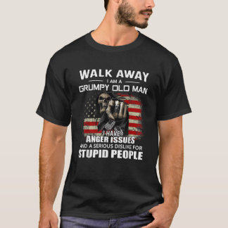 Skull Spaziergang weg Ich bin ein gruseliger alter T-Shirt