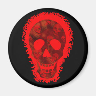 Skull Specters Big Skull Red Kühlschrankmagnet