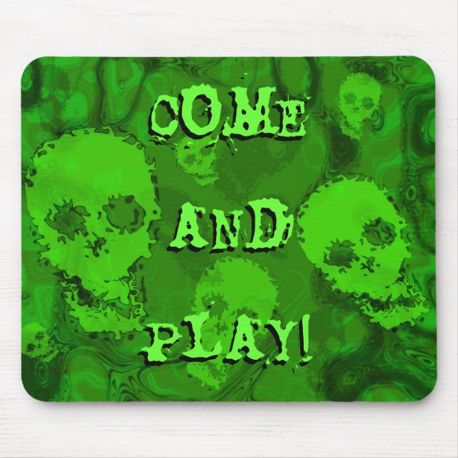 Skull Specters 'Come and Play' Mousepad (Vorne)