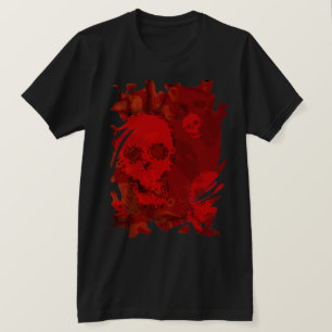 Skull Specters Roter T - Shirt