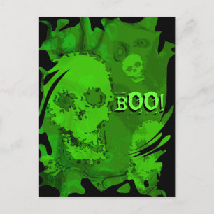 Skull Specters wirbeln 'Boo' Postkarte