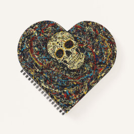 Skull-Spritzer-Notebook Notizbuch