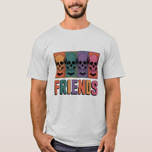 Skull Squad: Für immer Freunde T-Shirt (Vorderseite)
