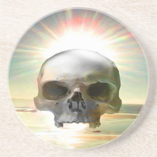 Skull Sunset Untersetzer