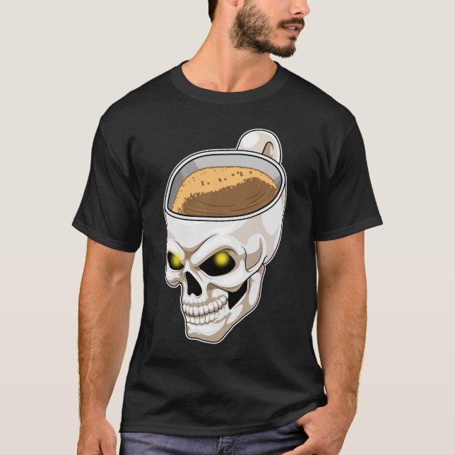 Skull-Tasse T-Shirt (Vorderseite)