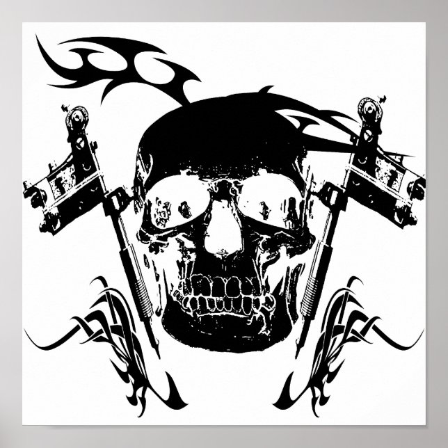 Skull Tattoo Poster (Vorne)