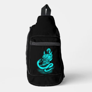 Skull - Teufelskopf mit Schlange Crossbody Bag