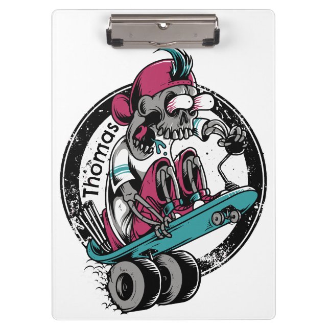 Skull Thrill: Reiten oder Die Klemmbrett (Vorderseite)