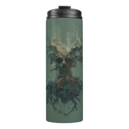 Skull Tree Surreal Dark Nature Thermosbecher