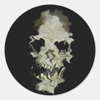 Skull-Trip-Aufkleber Runder Aufkleber