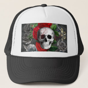 Skull Trucker Hat Truckerkappe