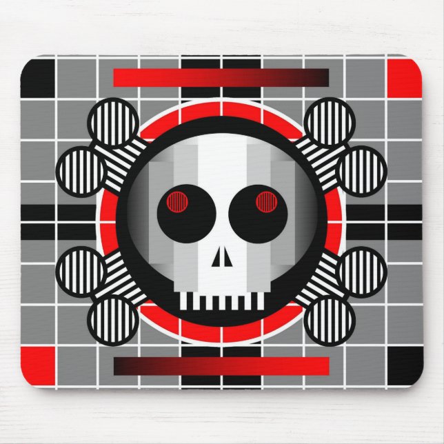 Skull-TV-Mousepad Mousepad (Vorne)
