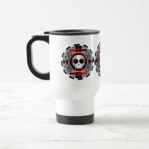 Skull TV Runde Pendlerverkehr Tasse