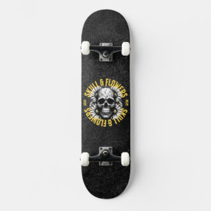Skull und Blume Skateboard