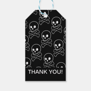 Skull und Crossbones Vielen Dank Geschenkanhänger