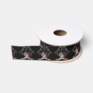 Skull und Crossed Schwerter Pirate Ripsband