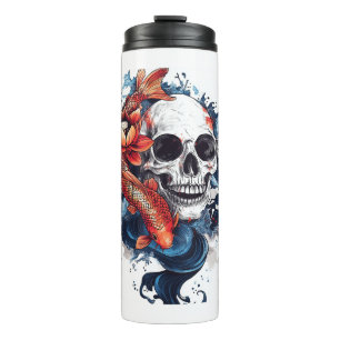 Skull und Koi Serenity Thermosbecher
