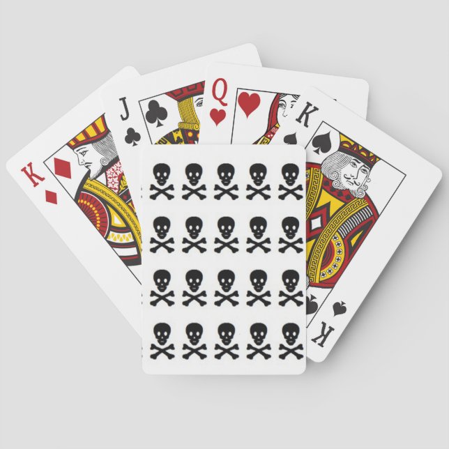 SKULL UND KREUZEN SPIELKARTEN (Rückseite)