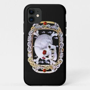 SKULL UND KREUZKNOCHEN RUBY RENAISSANCE JEWEL Case-Mate iPhone HÜLLE