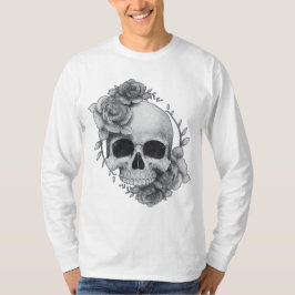 Skull und Rose Sketch T-Shirt
