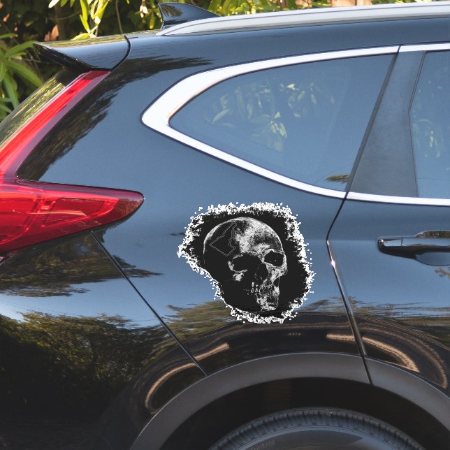 SKULL VON IDAHO AUFKLEBER (Auto Seite)