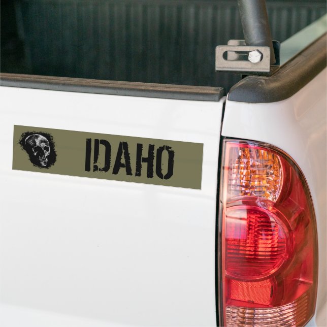 SKULL VON IDAHO AUTOAUFKLEBER (Auf Lkw)