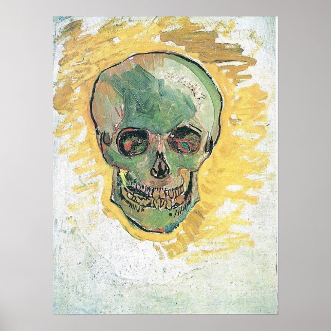 Skull von Vincent van Gogh Poster (Vorne)