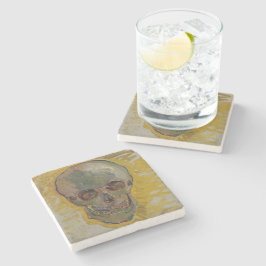 Skull von Vincent Van Gogh Steinuntersetzer