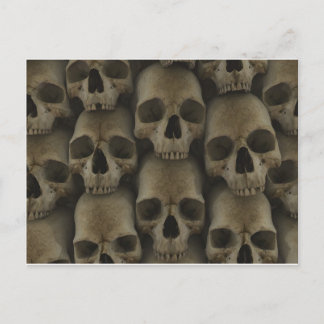 Skull Wall Postkarte