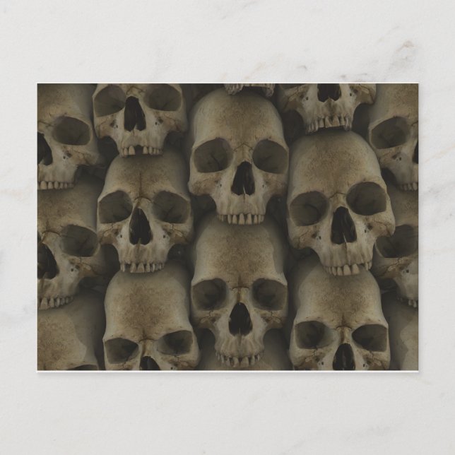 Skull Wall Postkarte (Vorderseite)