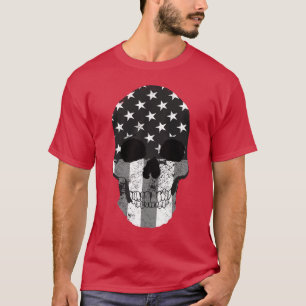 Skull Warrior USA T - Shirt